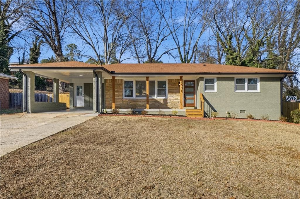 3 bedroom, 2 bathroom, 1,222 sq ft single family residence sold at 2631 Miriam Lane, Decatur, GA 30032