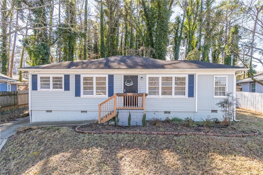 2 bedroom, 1 bathroom, 1,024 sq ft single family residence sold at 3723 Glenwood Road, Decatur, GA 30032