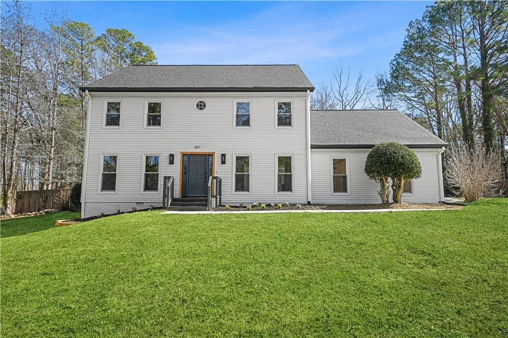 5 bedroom, 3 bathroom single family residence sold at 857 Cartwright Pass, Fayetteville, GA 30214
