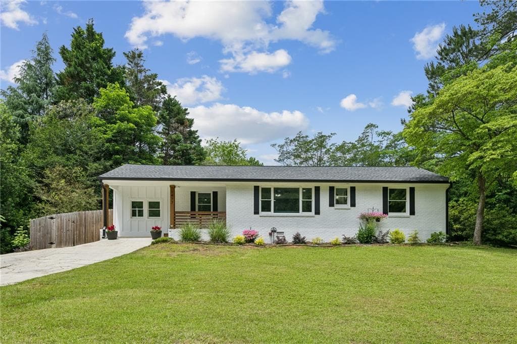 3 bedroom, 3 bathroom, 1,700 sq ft single family residence for sale at 1477 Spruce Drive, Smyrna, GA 30080