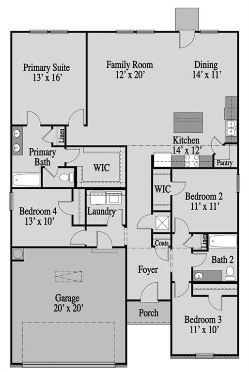 4 bedroom, 2 bathroom, 1,796 sq ft single family residence for sale at 163 Sweet Water Lane, Rome, GA 30161 — photo 5