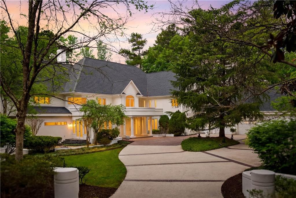 6 bedroom, 8 bathroom, 12,041 sq ft single family residence sold at 230 N Chambord Drive, Atlanta, GA 30327