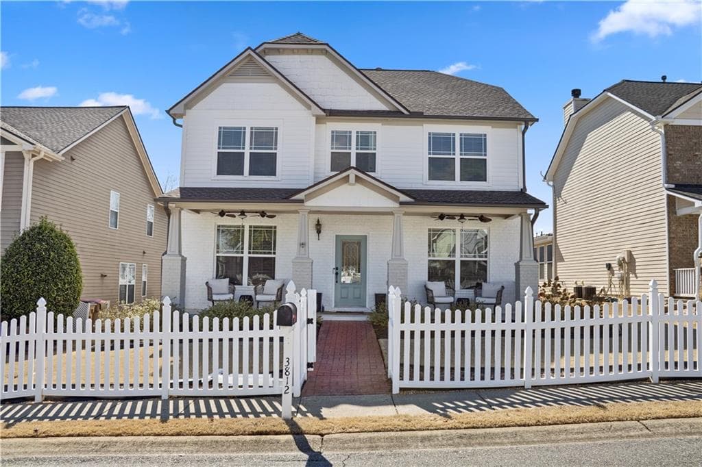 5 bedroom, 4 bathroom, 3,124 sq ft single family residence sold at 3812 Meeting Street, Cumming, GA 30040