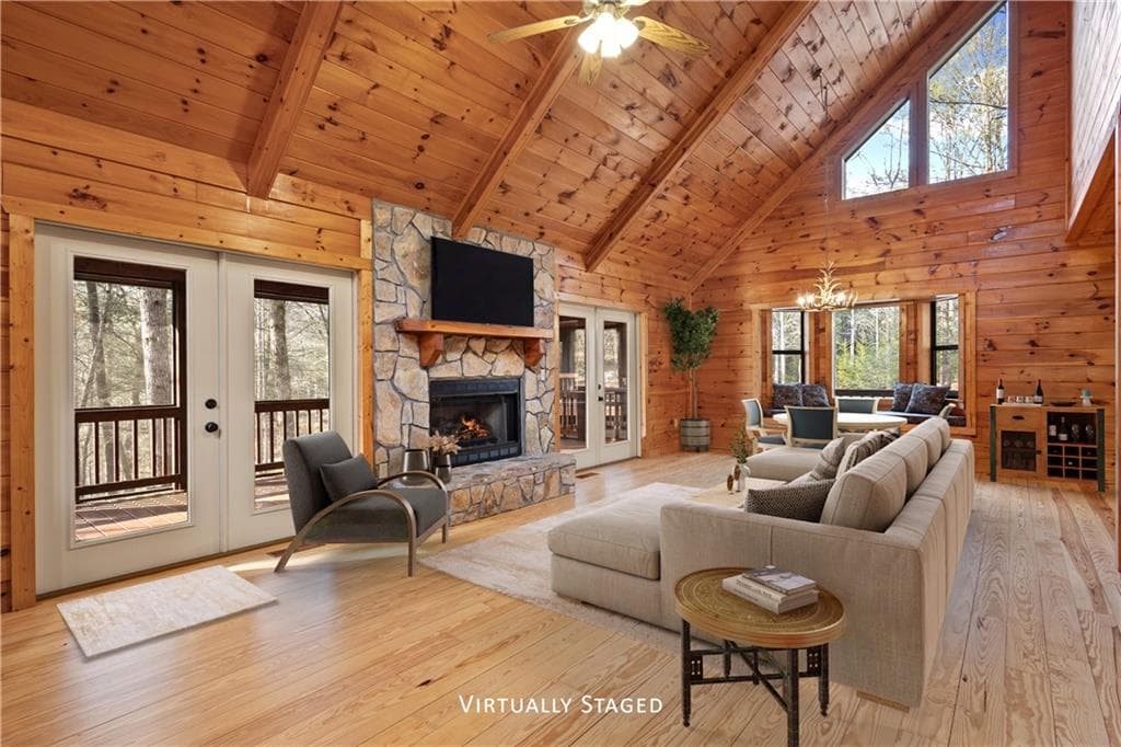 3 bedroom, 4 bathroom, 3,096 sq ft single family residence for sale at 105 River Road, Cherry Log, GA 30522 — photo 2