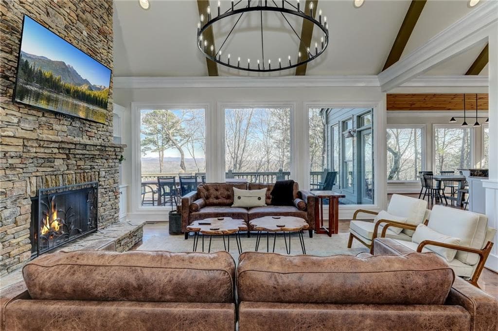 7 bedroom, 5 bathroom, 7,000 sq ft single family residence for sale at 1492 Mcelroy Mountain Drive, Jasper, GA 30143 — photo 5