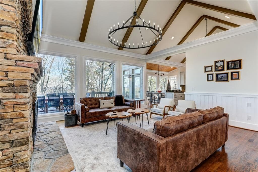 7 bedroom, 5 bathroom, 7,000 sq ft single family residence for sale at 1492 Mcelroy Mountain Drive, Jasper, GA 30143 — photo 6
