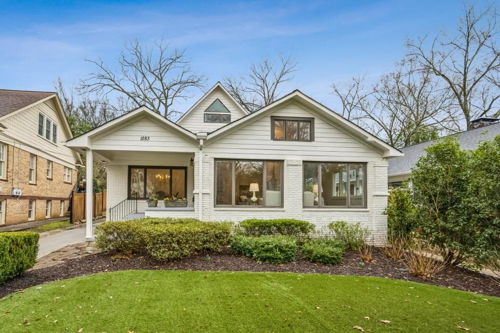 5 bedroom, 3 bathroom, 3,888 sq ft single family residence sold at 1283 Lanier Boulevard, Atlanta, GA 30306