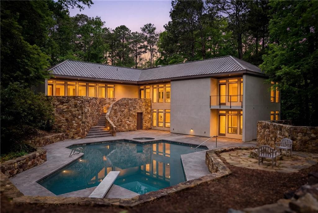 4 bedroom, 5 bathroom, 5,346 sq ft single family residence sold at 5775 Winterthur Lane, Sandy Springs, GA 30328