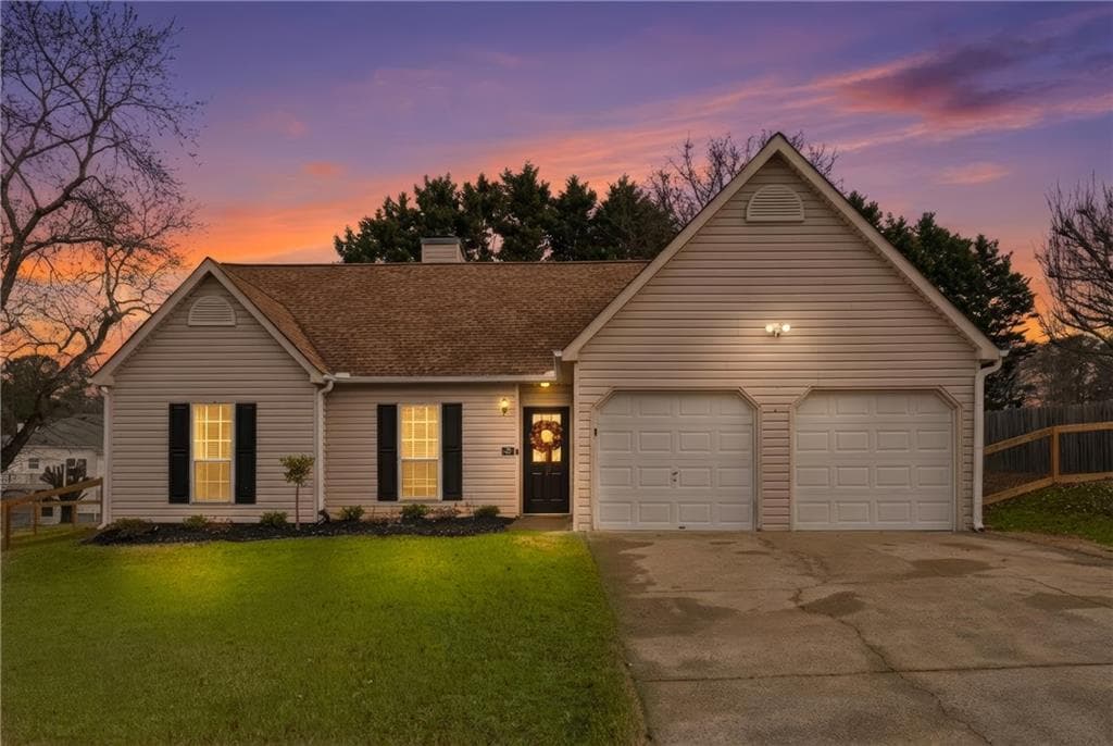 3 bedroom, 2 bathroom, 1,392 sq ft single family residence sold at 1320 Paddocks Way, Powder Springs, GA 30127