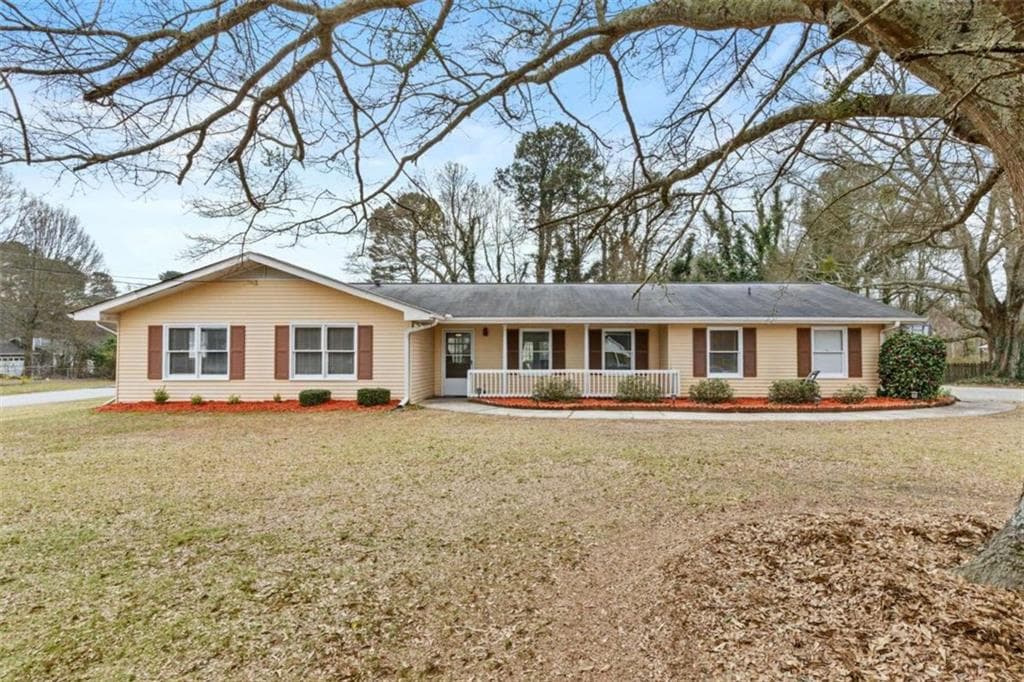 3 bedroom, 2 bathroom, 1,448 sq ft single family residence sold at 1677 Old Peachtree Road, Lawrenceville, GA 30043