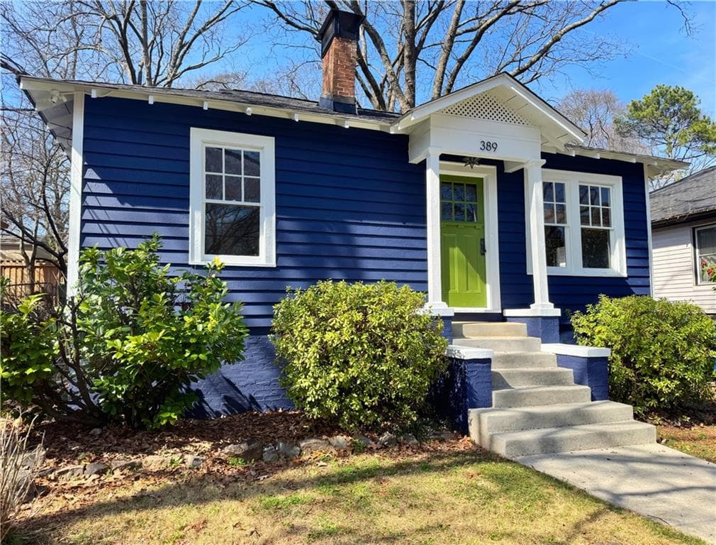 2 bedroom, 1 bathroom, 1,020 sq ft single family residence sold at 389 Patterson Avenue, Atlanta, GA 30316
