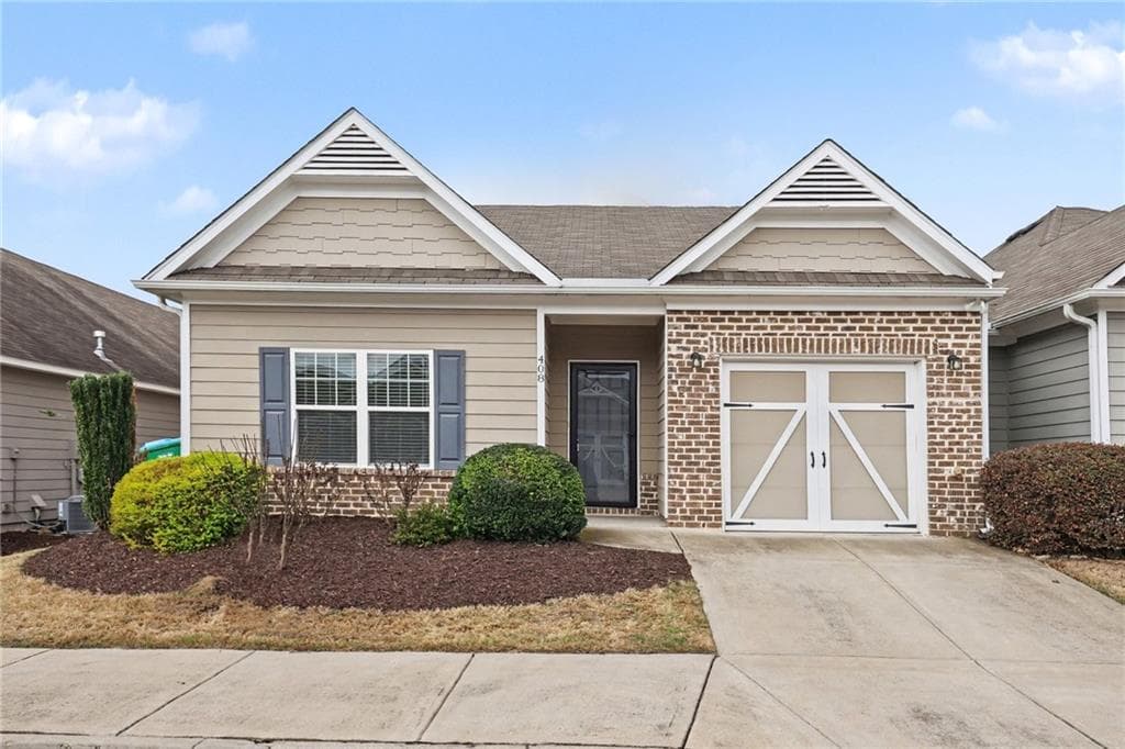 2 bedroom, 2 bathroom, 1,347 sq ft single family residence sold at 408 Rockview Drive, Canton, GA 30114
