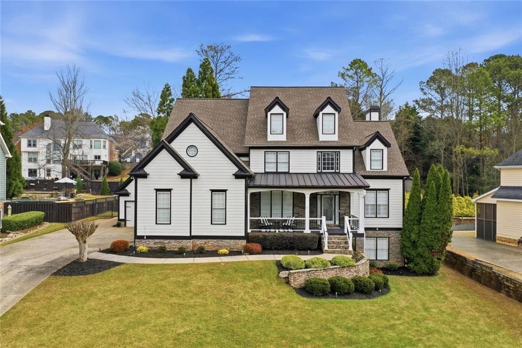 6 bedroom, 6 bathroom, 5,614 sq ft single family residence sold at 1375 Bridgemill Avenue, Canton, GA 30114