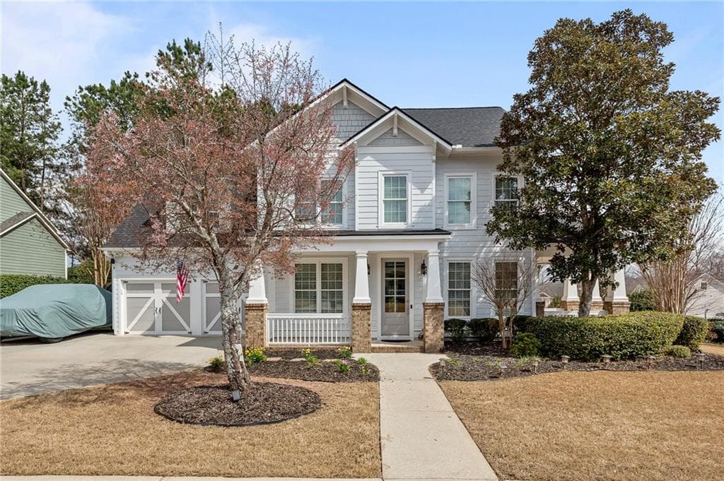 4 bedroom, 3 bathroom, 2,926 sq ft single family residence for sale at 7142 Social Way, Hoschton, GA 30548