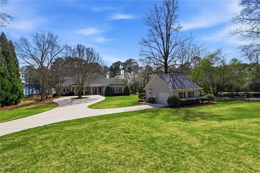 5 bedroom, 5 bathroom, 7,882 sq ft single family residence sold at 3450 Strawberry Lane, Cumming, GA 30041