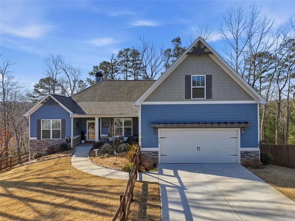4 bedroom, 4 bathroom, 5,533 sq ft single family residence for sale at 218 Highland Pointe Drive, Ellijay, GA 30536 — photo 1 of 48