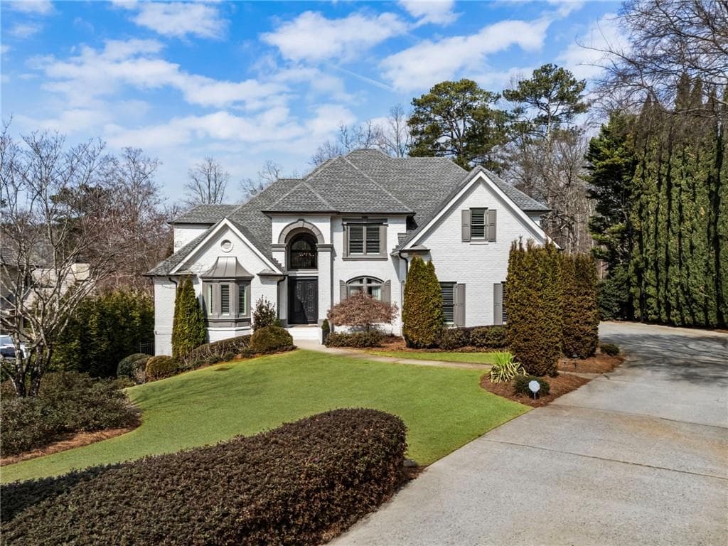 7 bedroom, 8 bathroom, 7,346 sq ft single family residence sold at 1115 Lake Shore Overlook, Alpharetta, GA 30005