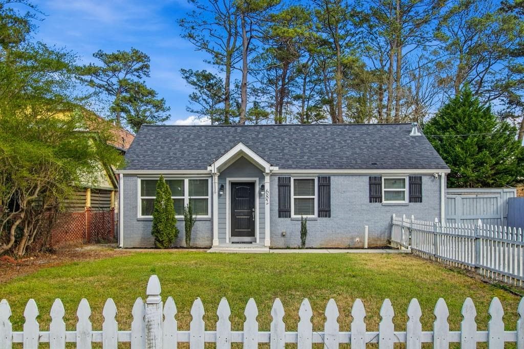 4 bedroom, 3 bathroom, 1,700 sq ft single family residence sold at 682 Quillian Avenue, Decatur, GA 30032