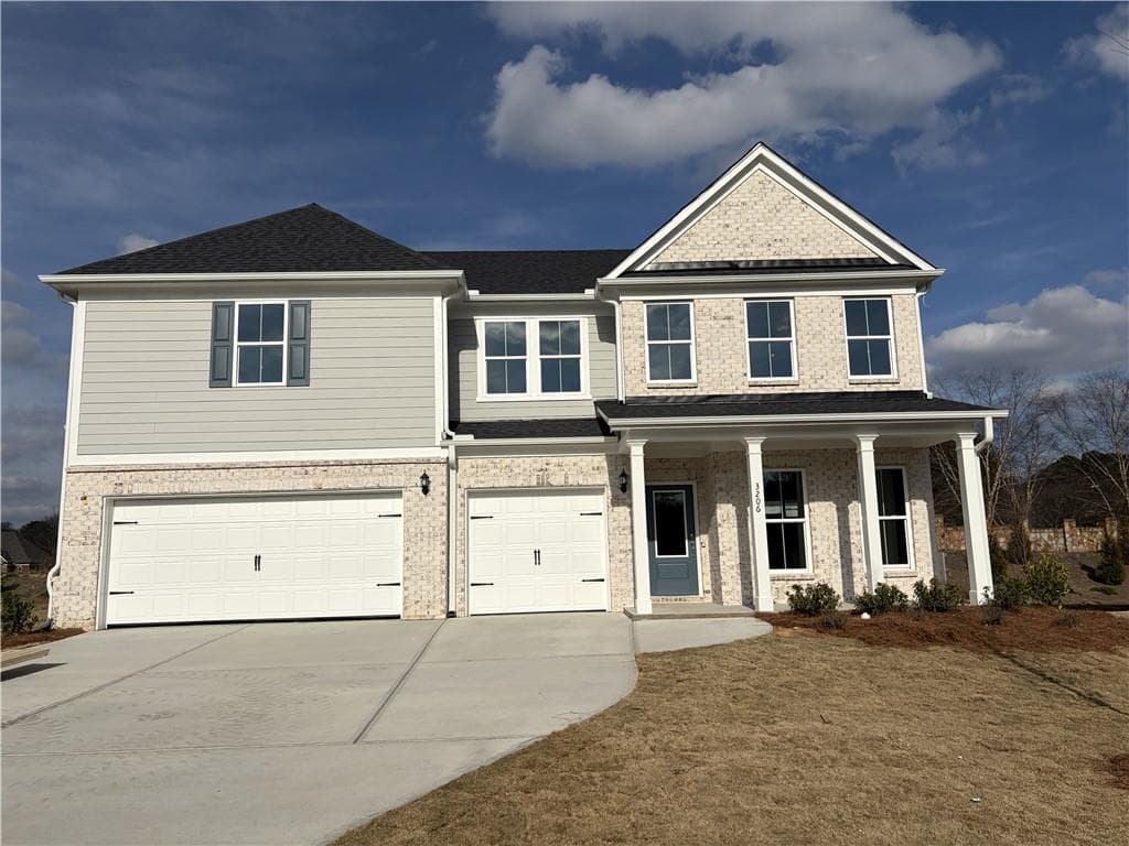 6 bedroom, 4 bathroom, 3,922 sq ft single family residence sold at 3206 Morris Hills Drive, Dacula, GA 30019