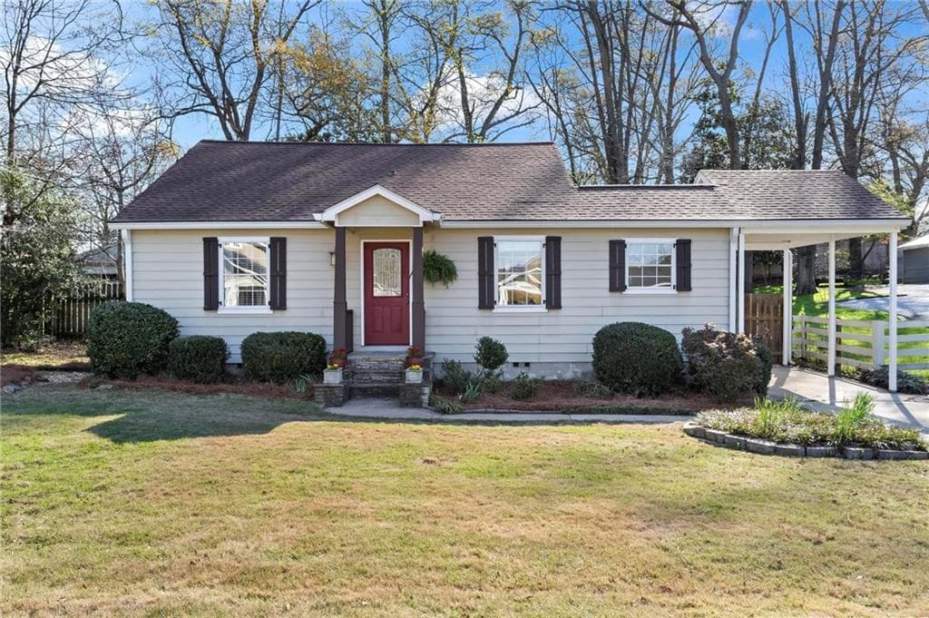 2 bedroom, 1 bathroom, 1,360 sq ft single family residence sold at 3045 Dunn Street, Smyrna, GA 30080