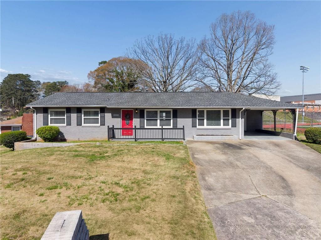 3 bedroom, 3 bathroom, 1,555 sq ft single family residence under contract at 2411 Harvel Drive, Atlanta, GA 30318