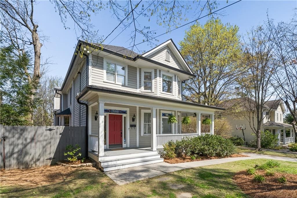 5 bedroom, 4 bathroom, 3,429 sq ft single family residence sold at 556 Greenwood Avenue, Atlanta, GA 30308