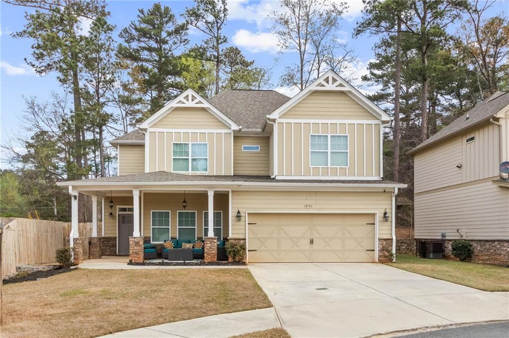 3 bedroom, 3 bathroom, 2,356 sq ft single family residence sold at 1751 Treymire Court, Stone Mountain, GA 30088