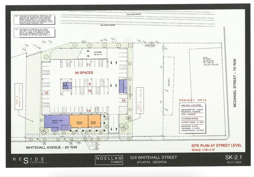 unimproved land for sale at 529 Whitehall Street, Atlanta, GA 30303 — photo 3