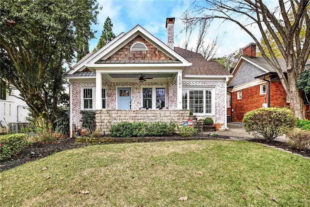 4 bedroom, 4 bathroom, 2,770 sq ft single family residence sold at 1298 Lanier Boulevard, Atlanta, GA 30306