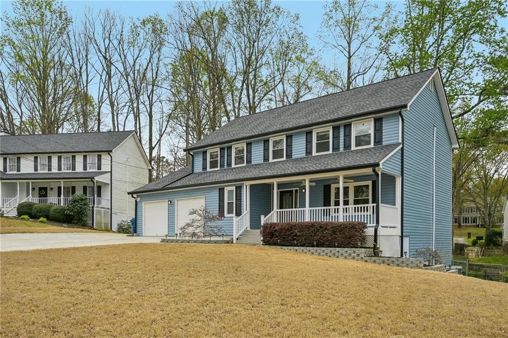 4 bedroom, 3 bathroom, 3,766 sq ft single family residence sold at 2241 Deer Oaks Trail, Lawrenceville, GA 30044