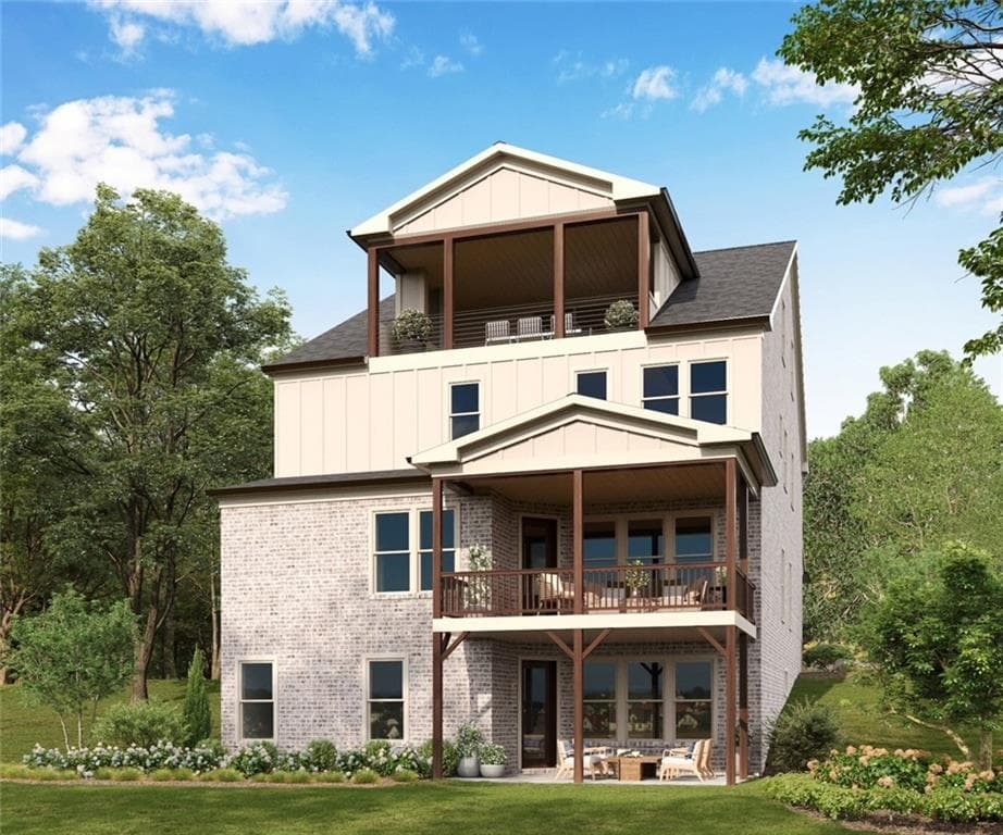 5 bedroom, 6 bathroom, 5,223 sq ft single family residence under contract at 3465 Vermillion View, Suwanee, GA 30024 — photo 2