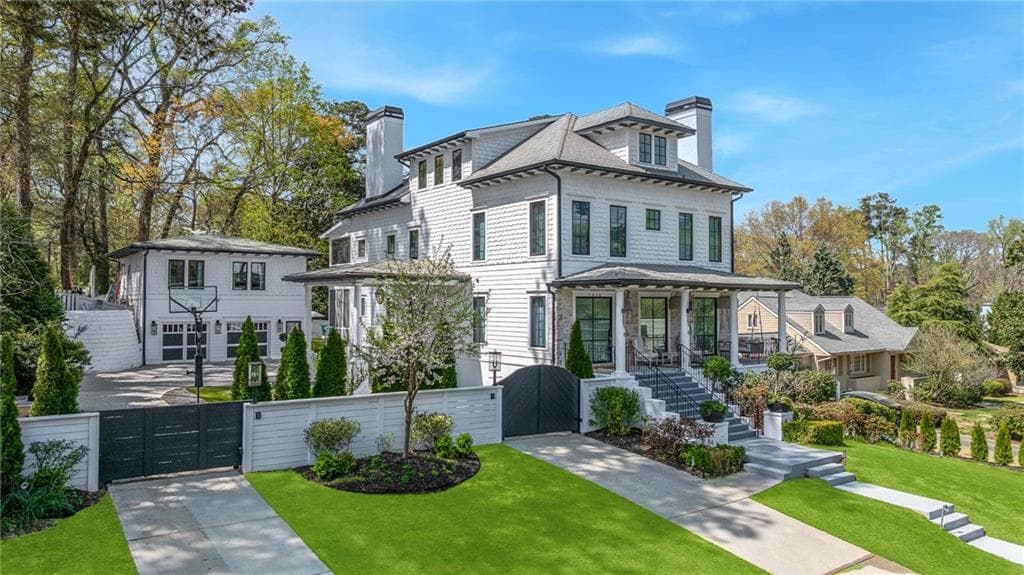 6 bedroom, 6 bathroom single family residence for rent at 1812 Wellbourne Drive, Atlanta, GA 30324 for $19,500 a month — photo 1 of 16