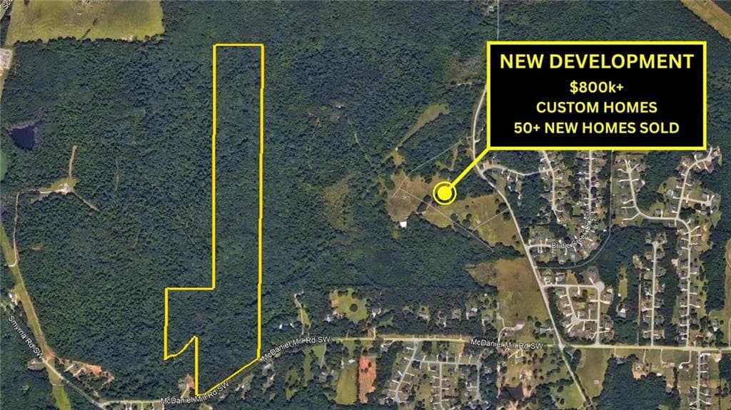 unimproved land for sale at 2229 Mcdaniel Mill Road, Conyers, GA 30094