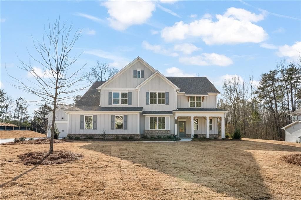 5 bedroom, 5 bathroom, 3,589 sq ft single family residence under contract at 217 Evie Lane, Canton, GA 30015