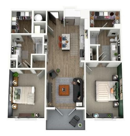 2 bedroom, 2 bathroom, 1,047 sq ft apartment for rent at 2370 Sever Road 5111, Lawrenceville, GA 30043 for $1,965 a month — photo 7