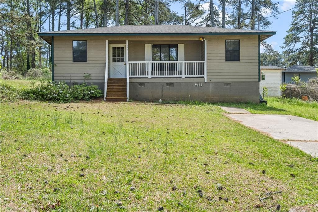 3 bedroom, 1 bathroom, 916 sq ft single family residence sold at 977 Conley Road, Atlanta, GA 30354