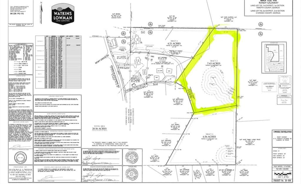 unimproved land for sale at 0000 Franklin Goldmine 7.63 acres Road, Cumming, GA 30028 — photo 3