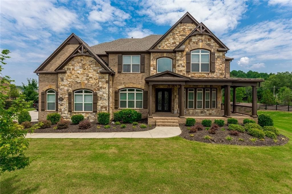 6 bedroom, 7 bathroom, 7,832 sq ft single family residence for sale at 1800 Dearborne Lane, Alpharetta, GA 30009