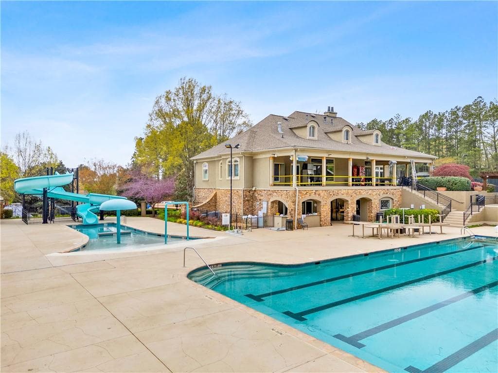 6 bedroom, 7 bathroom, 7,336 sq ft single family residence for sale at 8960 Merion Drive, Duluth, GA 30097