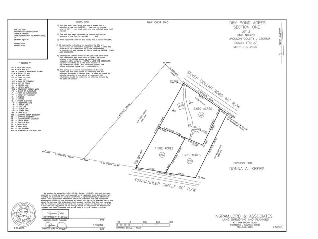 single family residence for sale at 0 Panhandler Circle (2C), Maysville, GA 30558