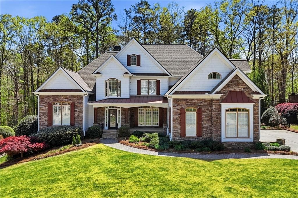 6 bedroom, 5 bathroom, 4,859 sq ft single family residence for sale at 4147 Gold Mill Ridge, Canton, GA 30114