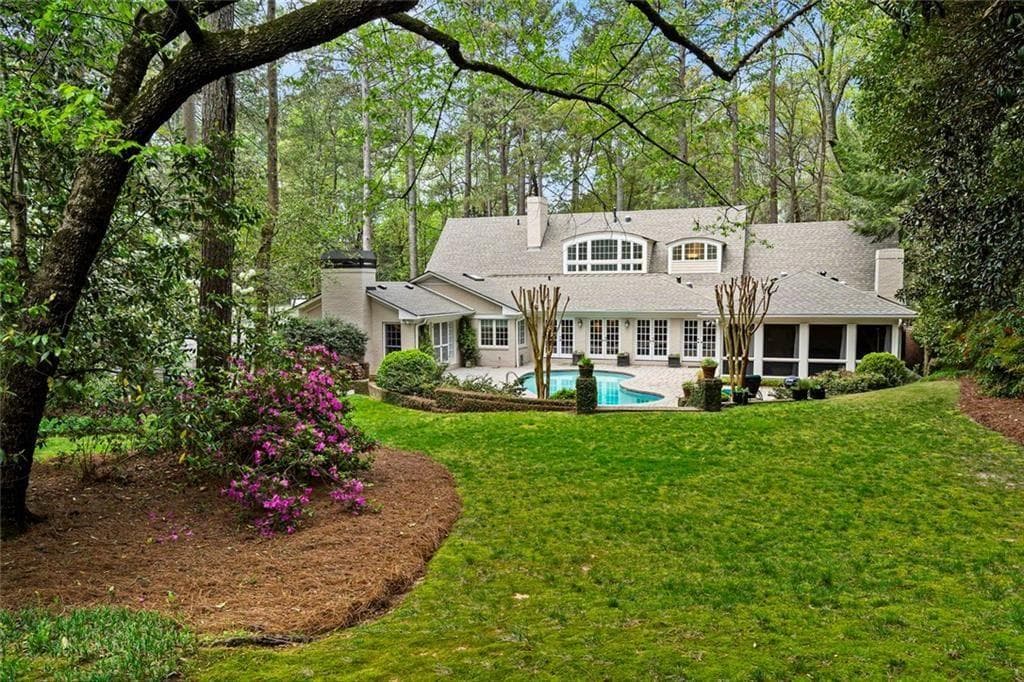 5 bedroom, 6 bathroom, 5,726 sq ft single family residence sold at 2555 Arden Road, Atlanta, GA 30327