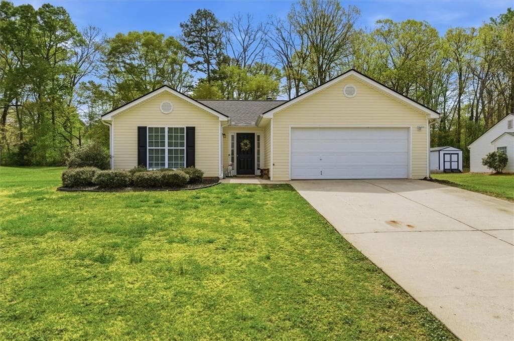 3 bedroom, 2 bathroom, 1,381 sq ft single family residence sold at 1587 Brush Creek Drive, Winder, GA 30680