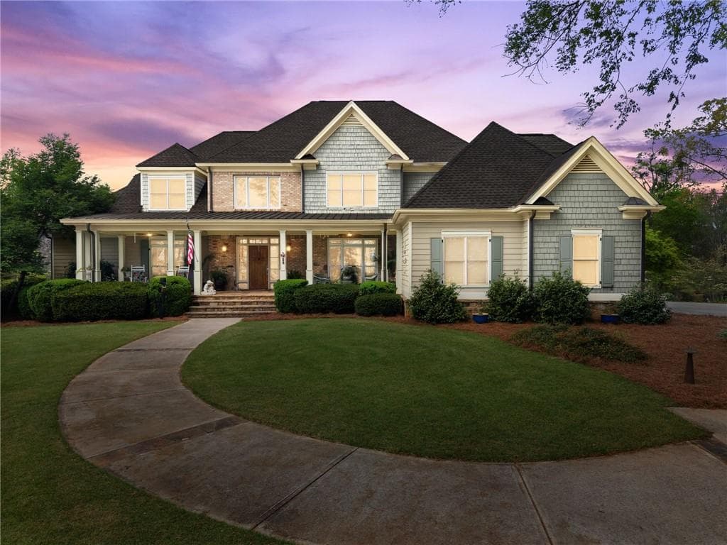5 bedroom, 5 bathroom, 6,450 sq ft single family residence for sale at 594 Peachtree Road, Hoschton, GA 30548