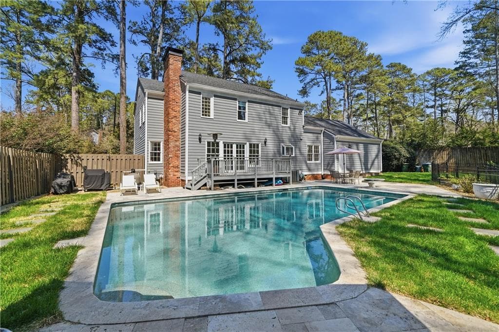 4 bedroom, 4 bathroom, 2,864 sq ft single family residence sold at 205 Berwick Drive, Atlanta, GA 30328