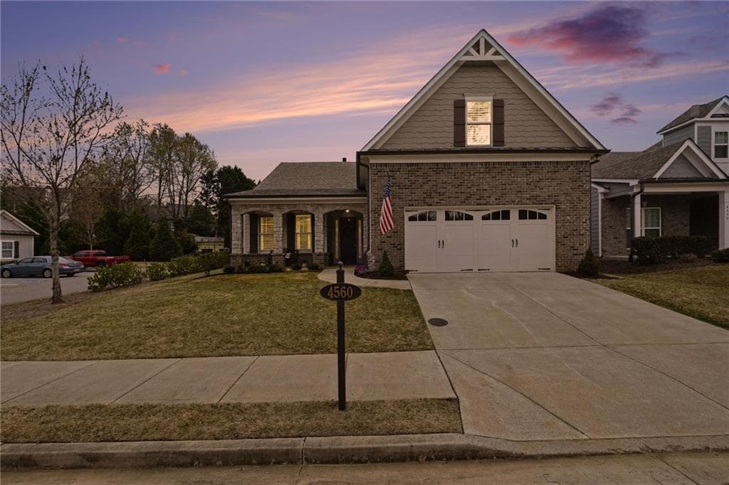 3 bedroom, 3 bathroom, 2,678 sq ft single family residence sold at 4560 Clonmore Way, Cumming, GA 30040