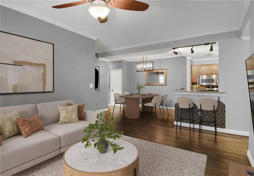 2 bedroom, 2 bathroom, 1,119 sq ft condominium for sale at 1074 Peachtree Walk B114, Atlanta, GA 30309 — photo 2
