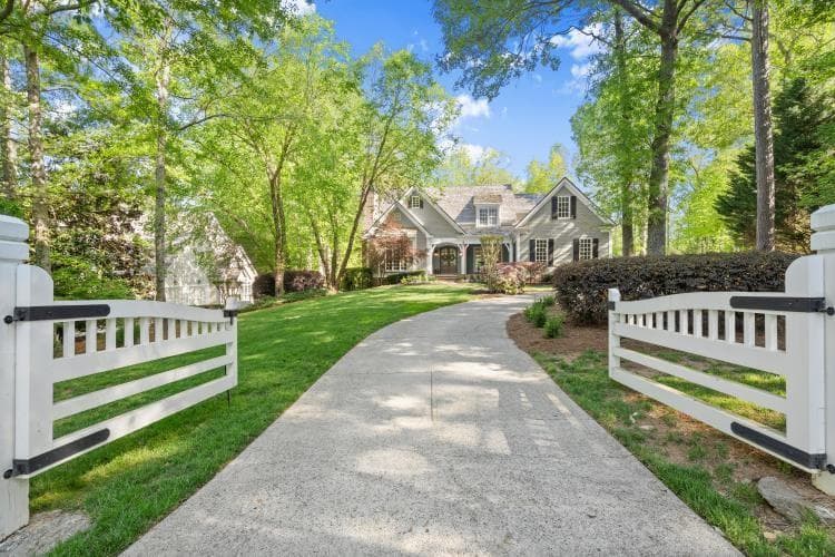6 bedroom, 6 bathroom, 8,500 sq ft single family residence sold at 110 Old Barn Court, Alpharetta, GA 30004