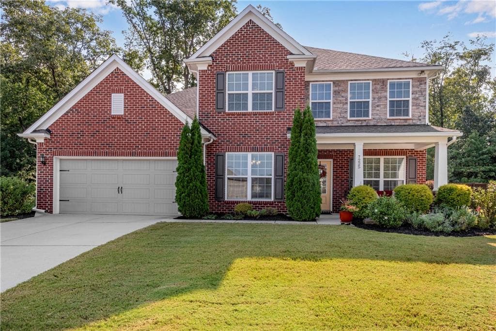5 bedroom, 4 bathroom, 3,380 sq ft single family residence sold at 7225 Tributary Court, Cumming, GA 30040