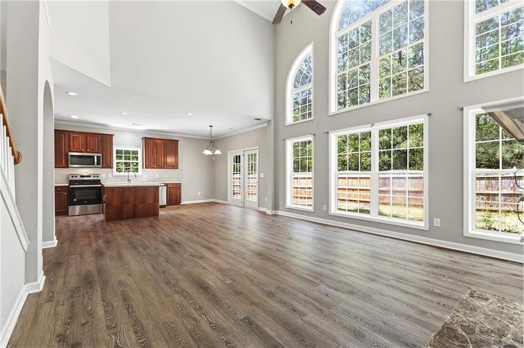 5 bedroom, 3 bathroom, 3,128 sq ft single family residence for sale at 3713 The Great Drive, Atlanta, GA 30349